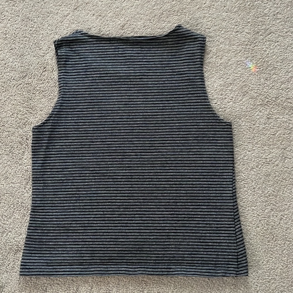 Madewell crossover sleeveless cropped tank top striped - Picture 5 of 5